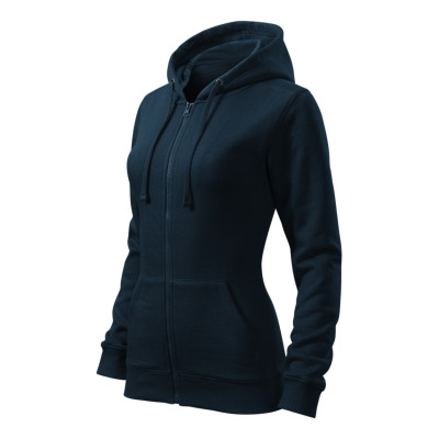Mikina dámská 411 Trendy Zipper  - 02 námořní modrá