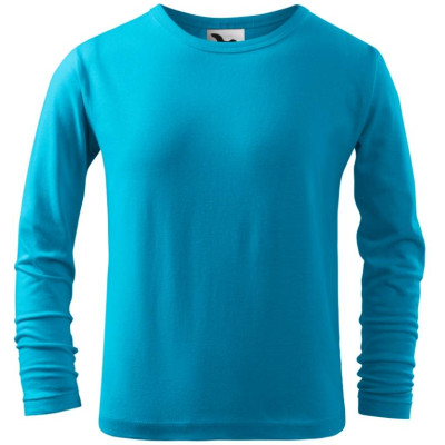 Triko dětské 121 Fit-T LS  - 44 tyrkysová