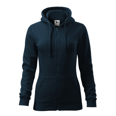 Mikina dámská 411 Trendy Zipper  - 02 námořní modrá