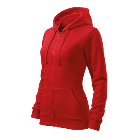 Mikina dámská 411 Trendy Zipper  - 07 červená