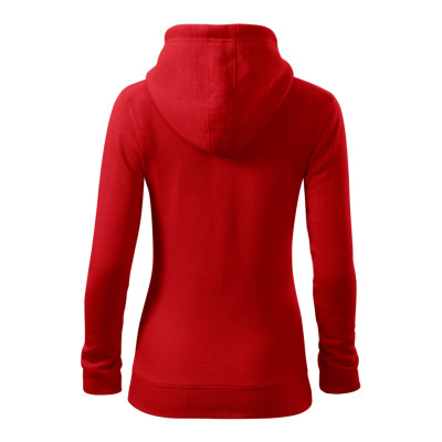 Mikina dámská 411 Trendy Zipper  - 07 červená