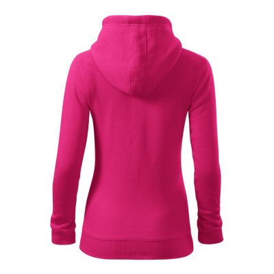Mikina dámská 411 Trendy Zipper  - 40 purpurová