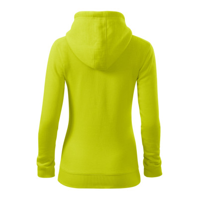 Mikina dámská 411 Trendy Zipper  - 62 limetková