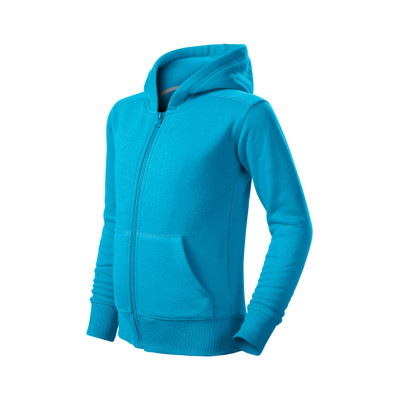Mikina dětská 412 Trendy Zipper  - 44 tyrkysová