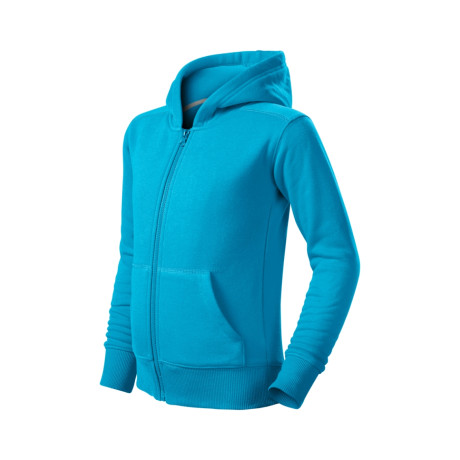 Mikina dětská 412 Trendy Zipper  - 44 tyrkysová