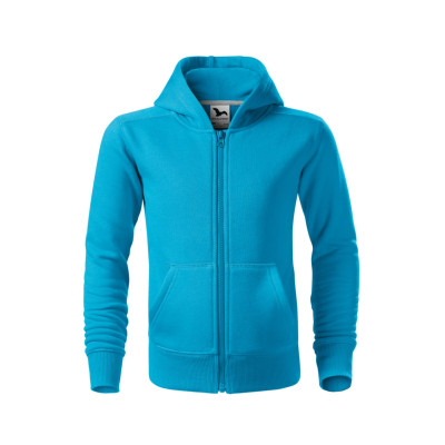 Mikina dětská 412 Trendy Zipper  - 44 tyrkysová