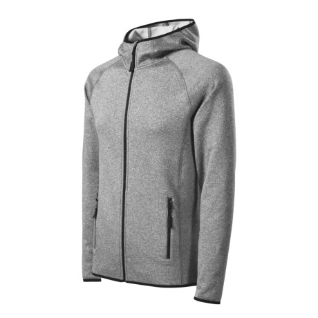 Stretch fleece pánský 417 Direct  - 12 tmavě šedý melír