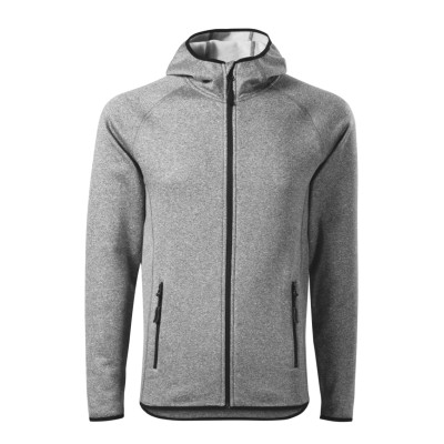 Stretch fleece pánský 417 Direct  - 12 tmavě šedý melír