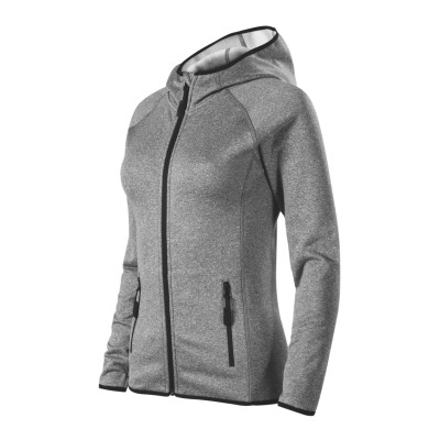 Stretch fleece dámský 418 Direct  - 12 tmavě šedý melír