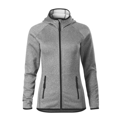 Stretch fleece dámský 418 Direct  - 12 tmavě šedý melír