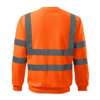 Mikina unisex 4V6 HV Essential  - 98 fluorescenční oranžová