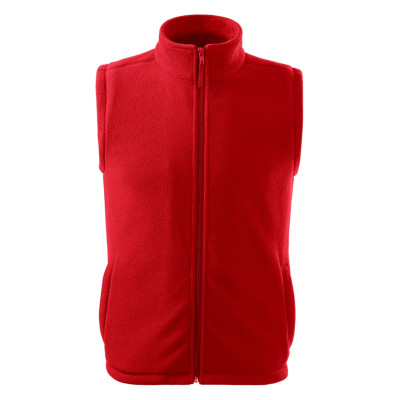 Fleece vesta unisex 518 Next  - 07 červená
