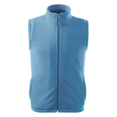 Fleece vesta unisex 518 Next  - 14 azurově modrá