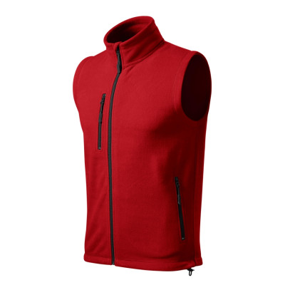 Fleece vesta unisex 525 Exit  - 07 červená