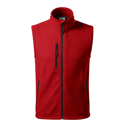 Fleece vesta unisex 525 Exit  - 07 červená