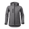Softshell: 94 % polyester, 6 % elastan
TPU membrána
Micro fleece: 100 % polyester, antipilingová úprava
voděodolnost 14 000 mm, prodyšnost 2 000 g/m²/24 hodVeľkostná tabuľka