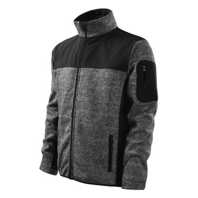 Softshellová bunda pánská 550 Casual  - 80 knit gray
