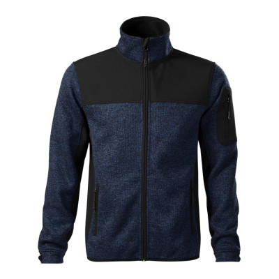 Softshellová bunda pánská 550 Casual  - 84 knit blue