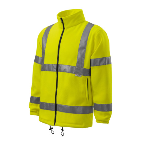 Fleece unisex 5V1 HV Fleece Jacket  - 97 fluorescenční žlutá