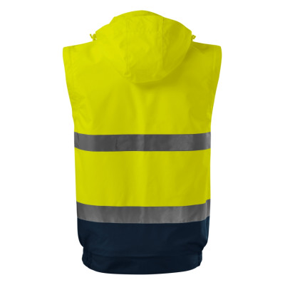 Bunda unisex 5V2 HV Guard 4 in 1  - 97 fluorescenční žlutá