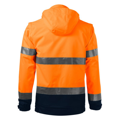 Bunda unisex 5V2 HV Guard 4 in 1  - 98 fluorescenční oranžová