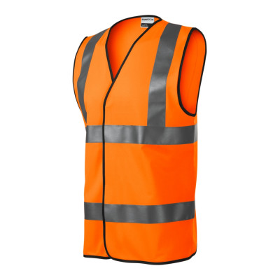 Bezpečnostní vesta unisex 9V3 HV Bright  - 98 fluorescenční oranžová
