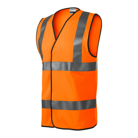 Bezpečnostní vesta unisex 9V3 HV Bright  - 98 fluorescenční oranžová