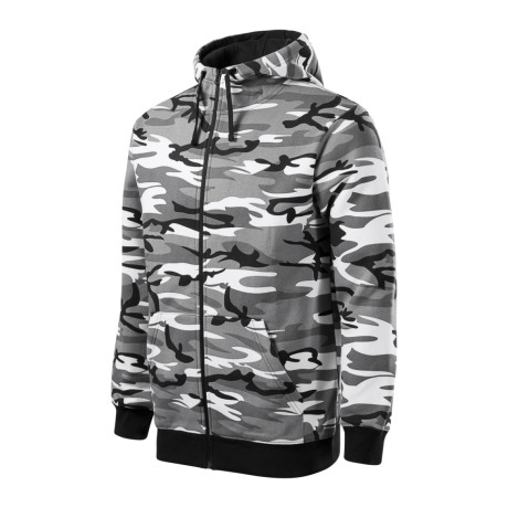 Mikina pánská C19 Camo Zipper  - 32 camouflage gray