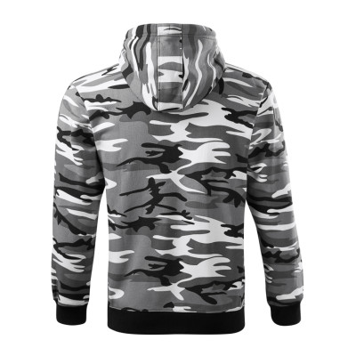 Mikina pánská C19 Camo Zipper  - 32 camouflage gray