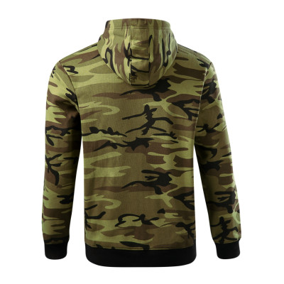 Mikina pánská C19 Camo Zipper  - 34 camouflage green