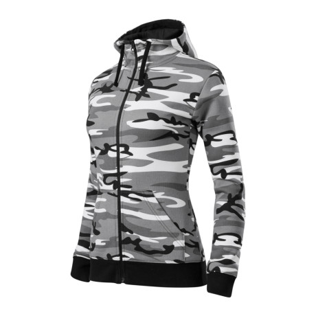 Mikina dámská C20 Camo Zipper  - 32 camouflage gray