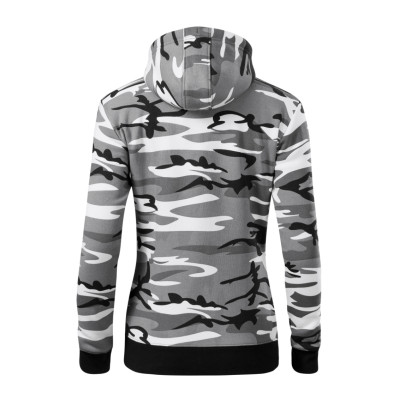 Mikina dámská C20 Camo Zipper  - 32 camouflage gray