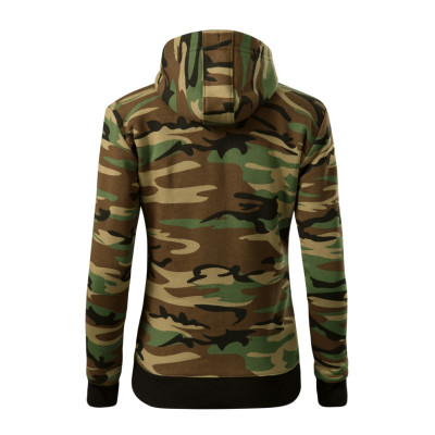 Mikina dámská C20 Camo Zipper  - 33 camouflage brown