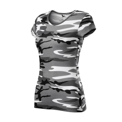Tričko dámské C22 Camo Pure  - 32 camouflage gray