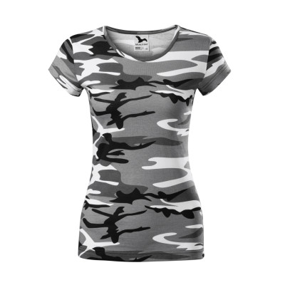 Tričko dámské C22 Camo Pure  - 32 camouflage gray