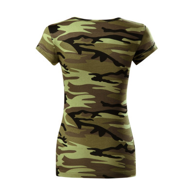 Tričko dámské C22 Camo Pure  - 34 camouflage green