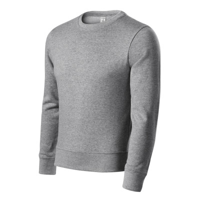 Mikina unisex P41 Zero  - 12 tmavě šedý melír