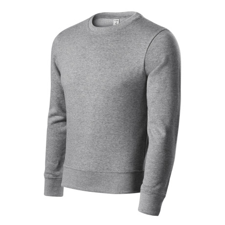 Mikina unisex P41 Zero  - 12 tmavě šedý melír