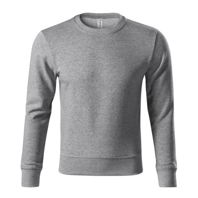 Mikina unisex P41 Zero  - 12 tmavě šedý melír
