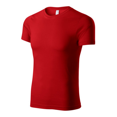 Tričko unisex P73 Paint  - 07 červená