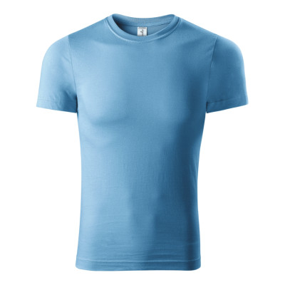 Tričko unisex P73 Paint  - 14 azurově modrá