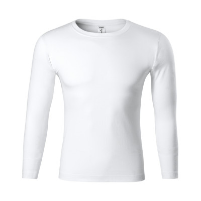 Triko unisex P75 Progress LS  - 00 bílá