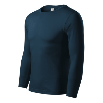Triko unisex P75 Progress LS  - 02 námořní modrá