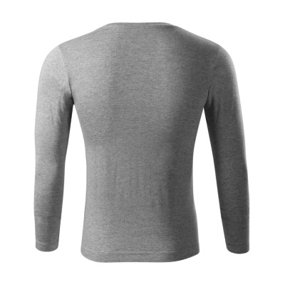 Triko unisex P75 Progress LS  - 12 tmavě šedý melír