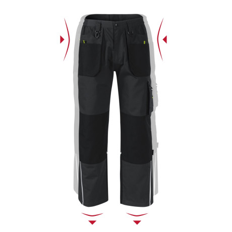 Pracovní kalhoty pánské W03 Ranger  - 94 ebony gray