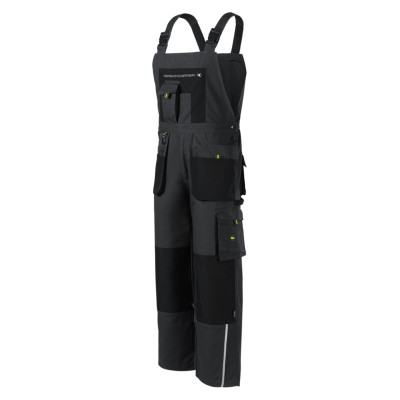 Pracovní kalhoty s laclem pánské W04 Ranger  - 94 ebony gray