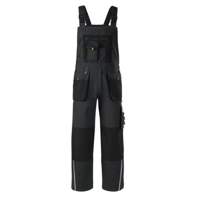 Pracovní kalhoty s laclem pánské W04 Ranger  - 94 ebony gray