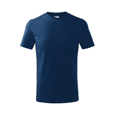 Tričko dětské 138 Basic  - 87 půlnoční modrá