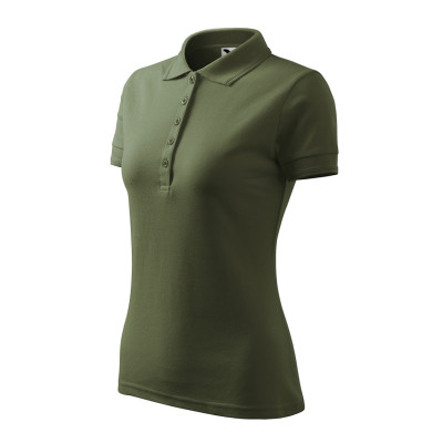 Polokošile dámská 210 Pique Polo  - 09 khaki