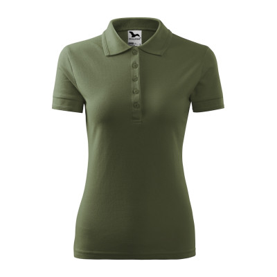 Polokošile dámská 210 Pique Polo  - 09 khaki